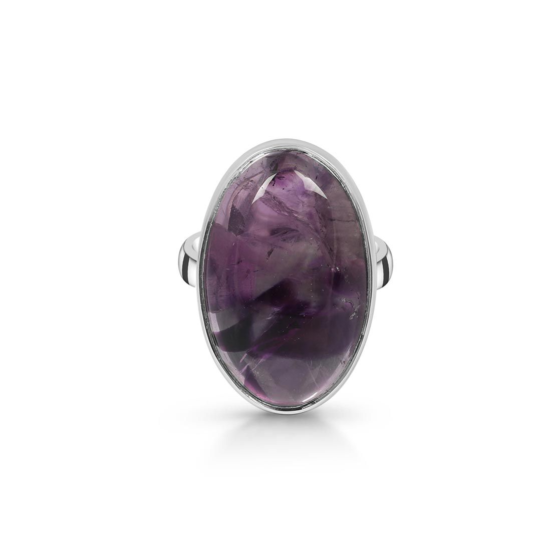 Star Amethyst Adjustable Ring-(STA-R-29.)